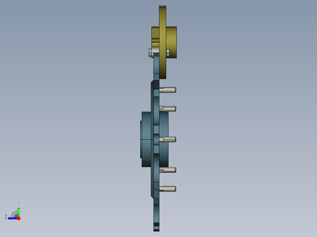 roe圆盘式刀库右视图