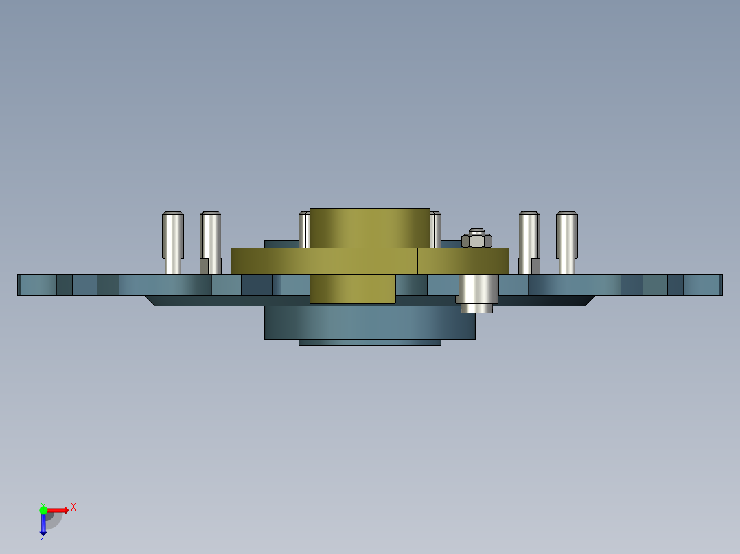 roe圆盘式刀库俯视图