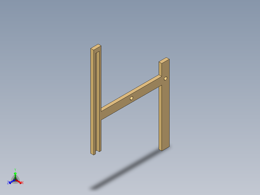 B2005308-快速回程机构正等轴测图