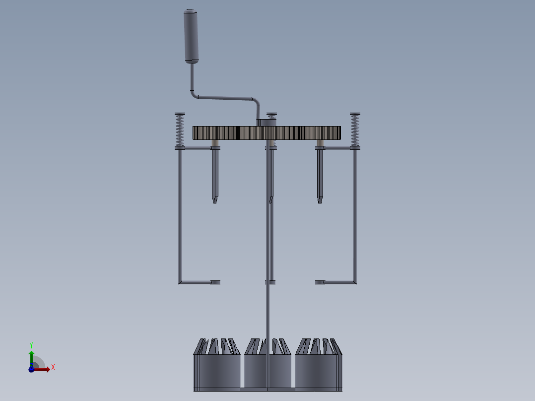 A0003070-玉米去壳机脱粒机前视图