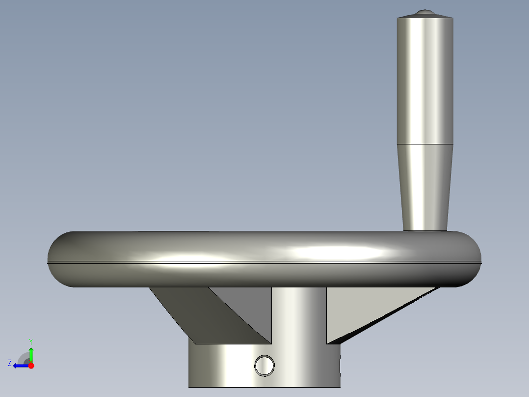 HAL83-D100-d10手轮右视图
