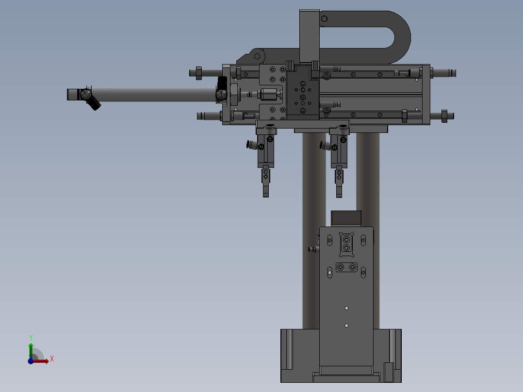气动移载机构前视图