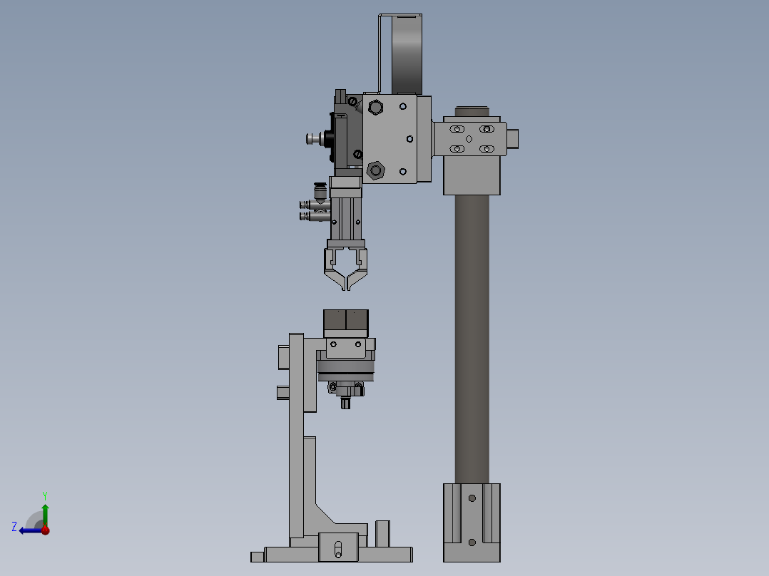 气动移载机构右视图