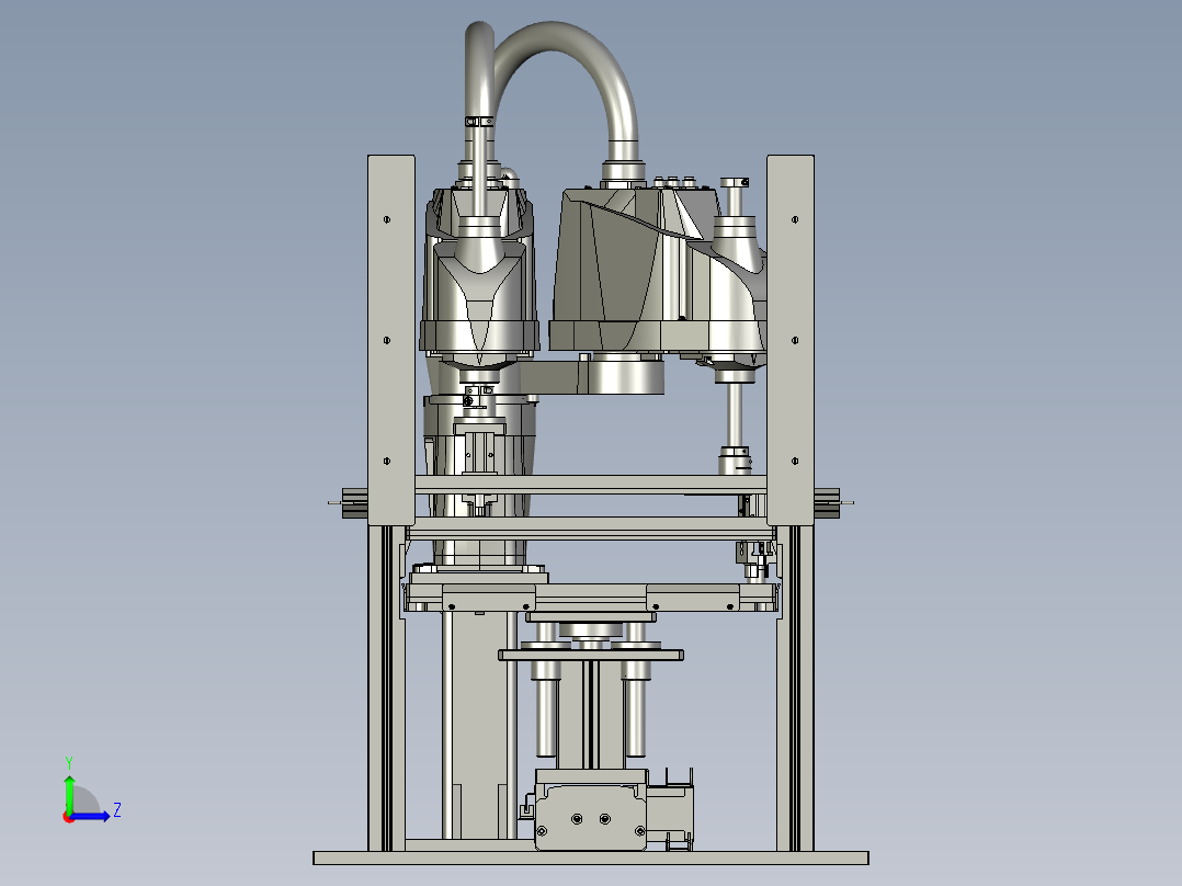 JALD23-4-抓取摆盘-Z-01左视图