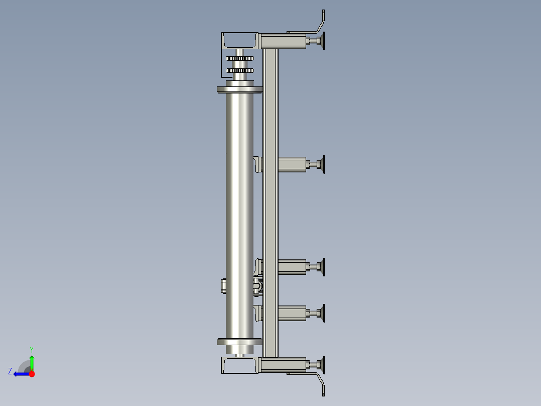 LM18A001动力辊筒线1500右视图