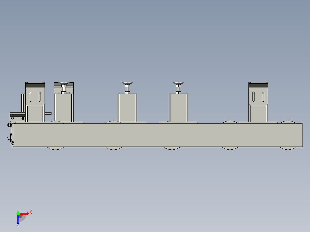 LM18A001动力辊筒线1500俯视图