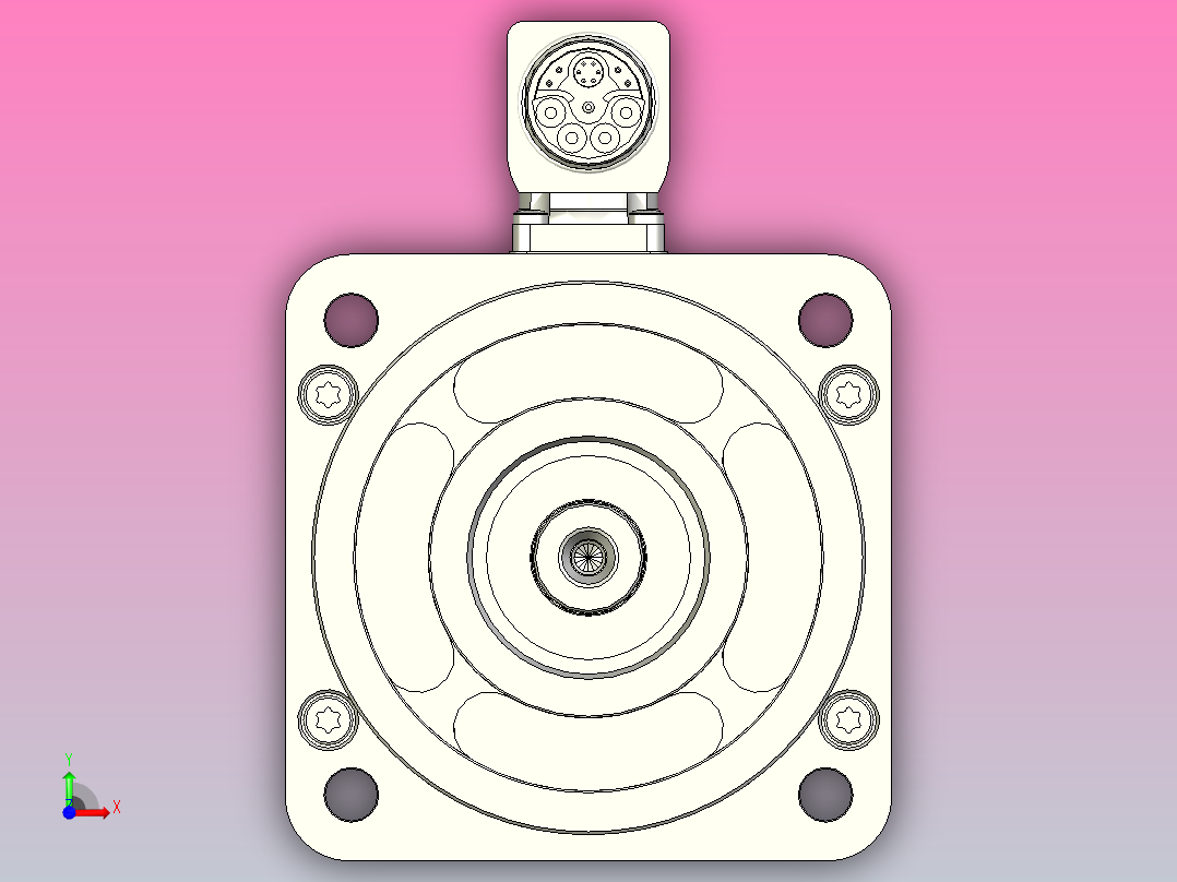 FESTO伺服马达EMMT-AS-100-L-HS-RMB---high前视图