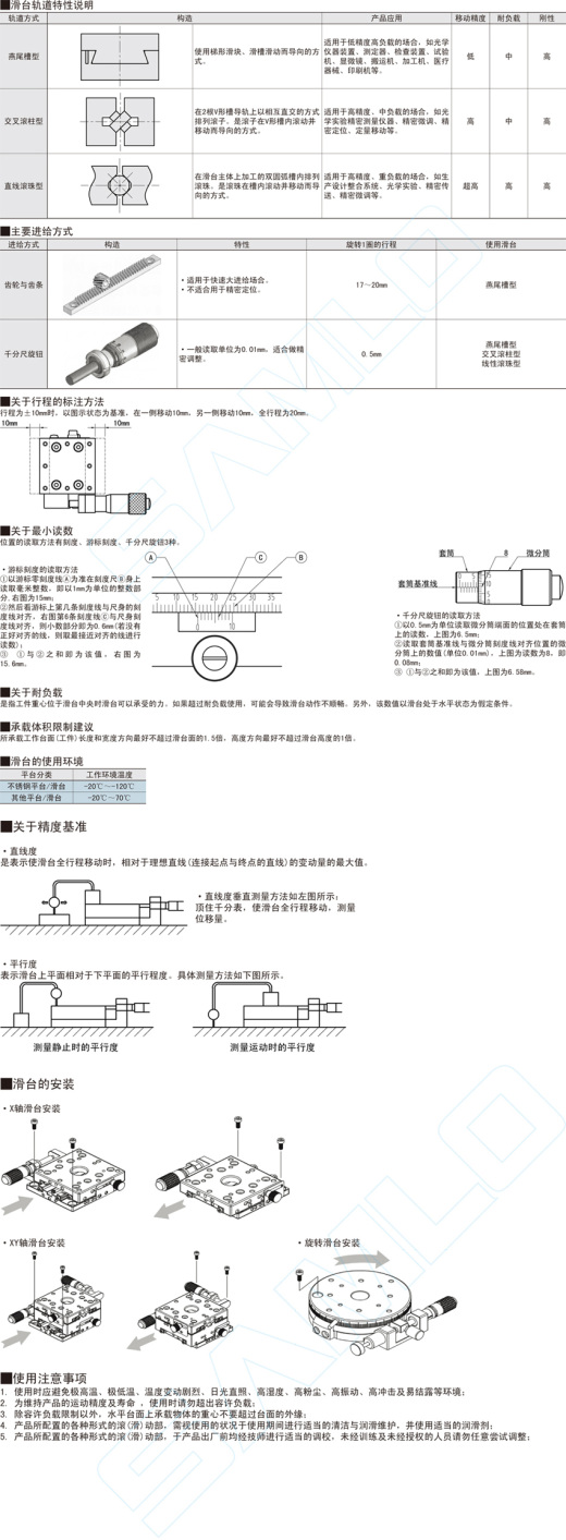 交叉滚柱型Z轴滑台-水平安装@CGZH40 CGZH60缩略图