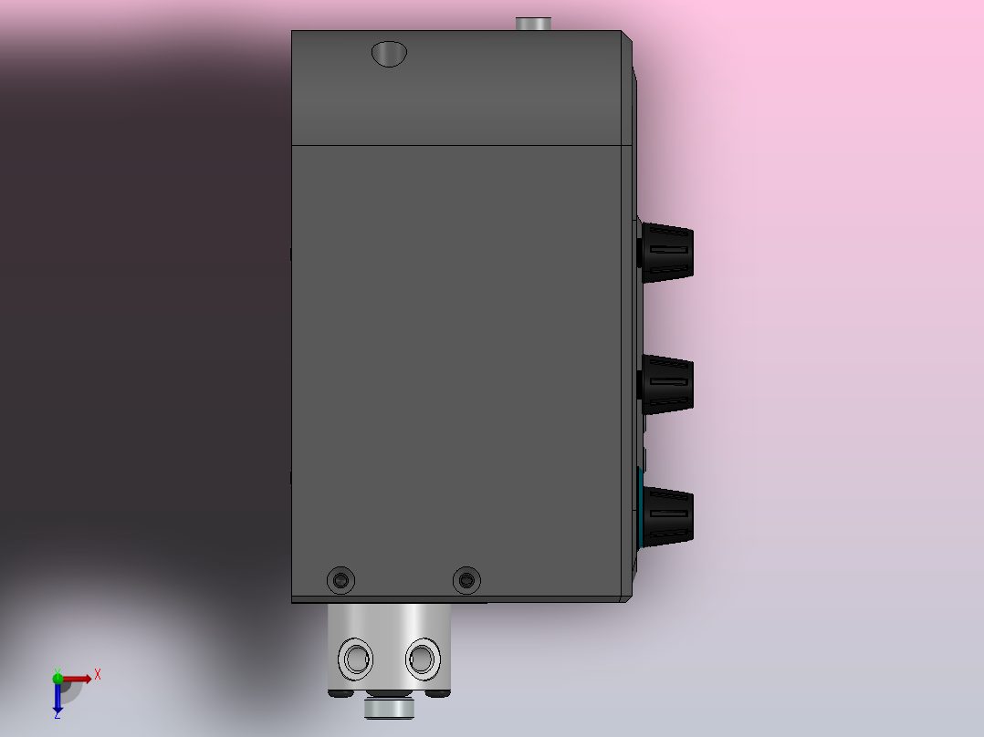 带 Arduino Uno 的 Tecan Cavro 注射泵俯视图