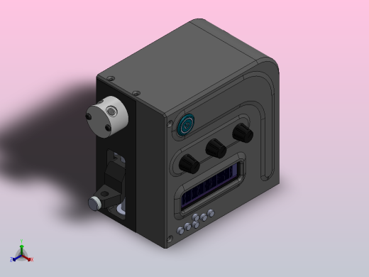 带 Arduino Uno 的 Tecan Cavro 注射泵正等轴测缩略图