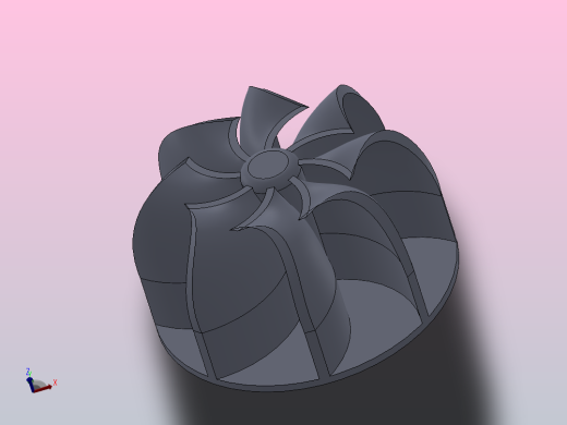 涡轮增压的叶轮