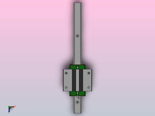 中载直线导轨-法兰型MWC MWH MWP[MWC-H24-1-L200]俯视缩略图