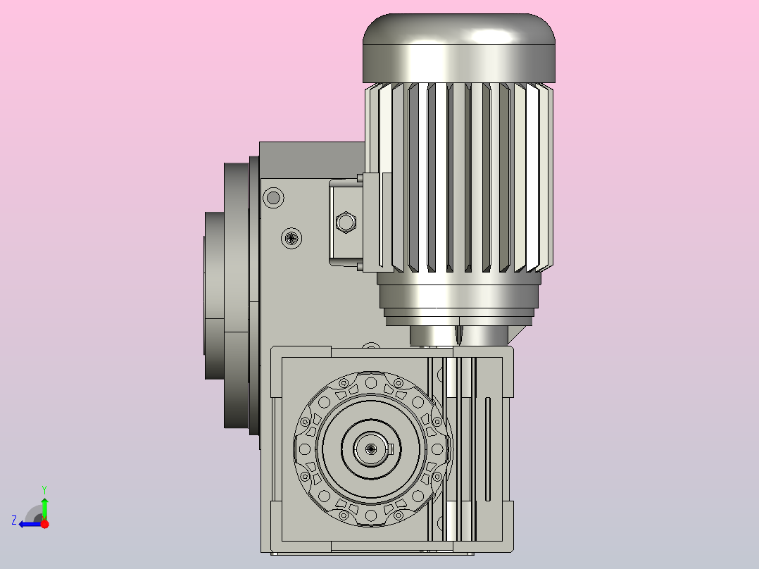 DT平台桌面型分割器110DT-BOUT-750W-RV63-FB-T-凸轮支架开关侧孔CP-3右视图