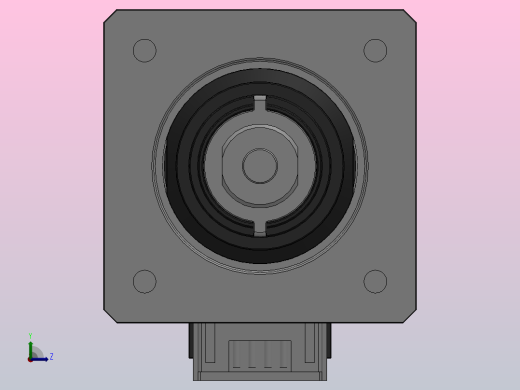 14HY-D固定式直线步进电机[14HY0004-25.4D5.562.4384]前视缩略图