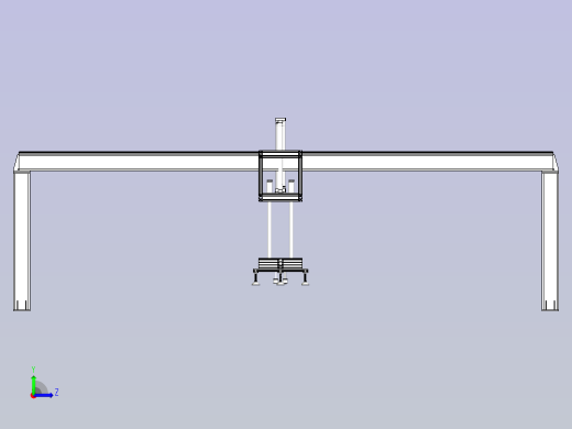 上料机械手码垛机3D模型左视缩略图