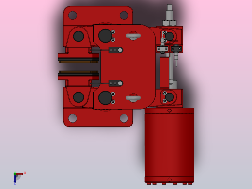 SBD-C安全制动器_SBD250-C-2000×40ⅠRL.WL.CL俯视缩略图