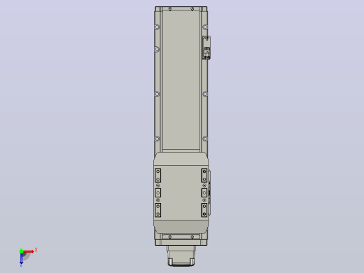 DZ120-300-MD 120型 导轨内嵌式直线模组滑台 适配400W马达直连俯视缩略图