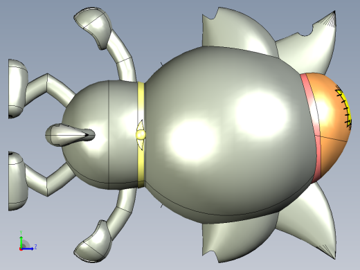 灰太狼3D模型左视缩略图