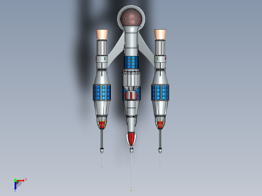 宇宙飞船, 科学, 空间俯视缩略图