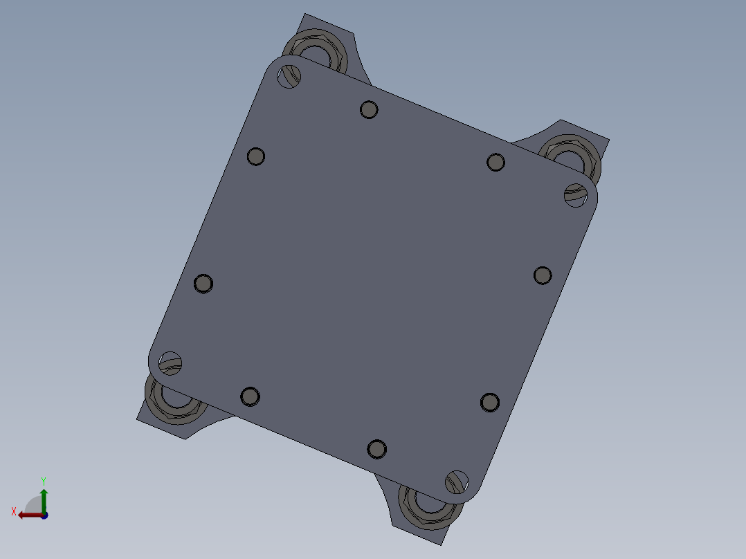 超声电机星型减速器传动器的设计后视图