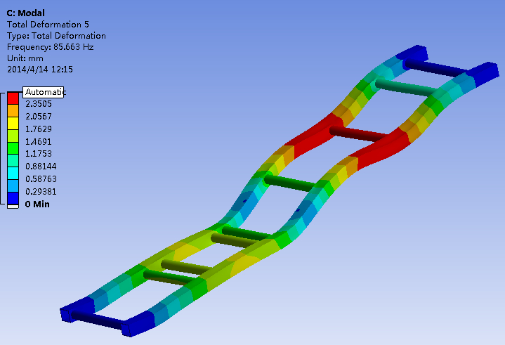 电动汽车车架拓扑优化分析(说明书+分析图片)