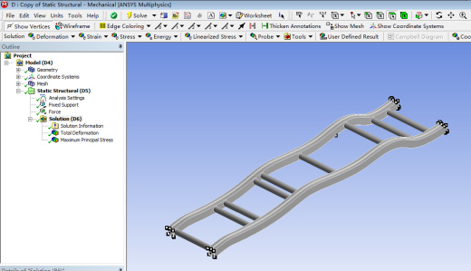 电动汽车车架拓扑优化分析(说明书+分析图片)缩略图