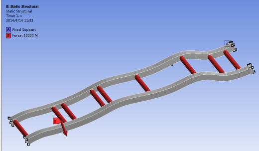 电动汽车车架拓扑优化分析(说明书+分析图片)缩略图