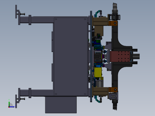 激光焊接夹具工装设备sw17左视缩略图