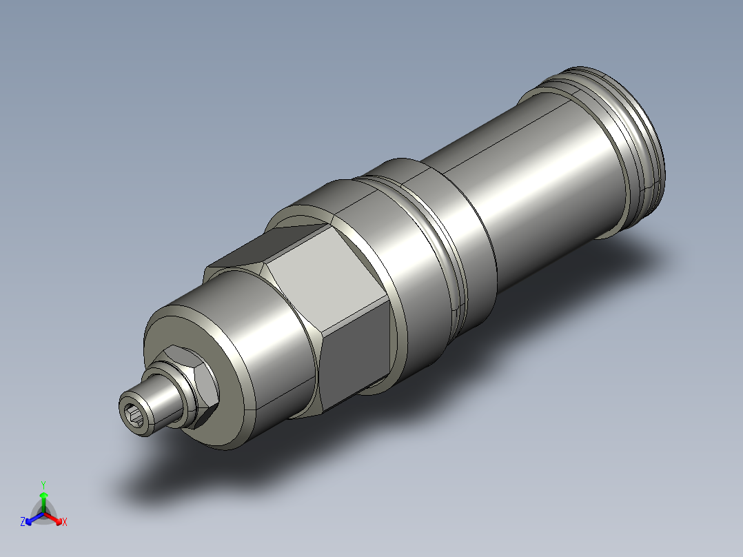 插装阀-NFEDLHN正等轴测图