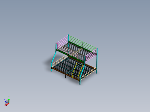 钢质双层床SW2013