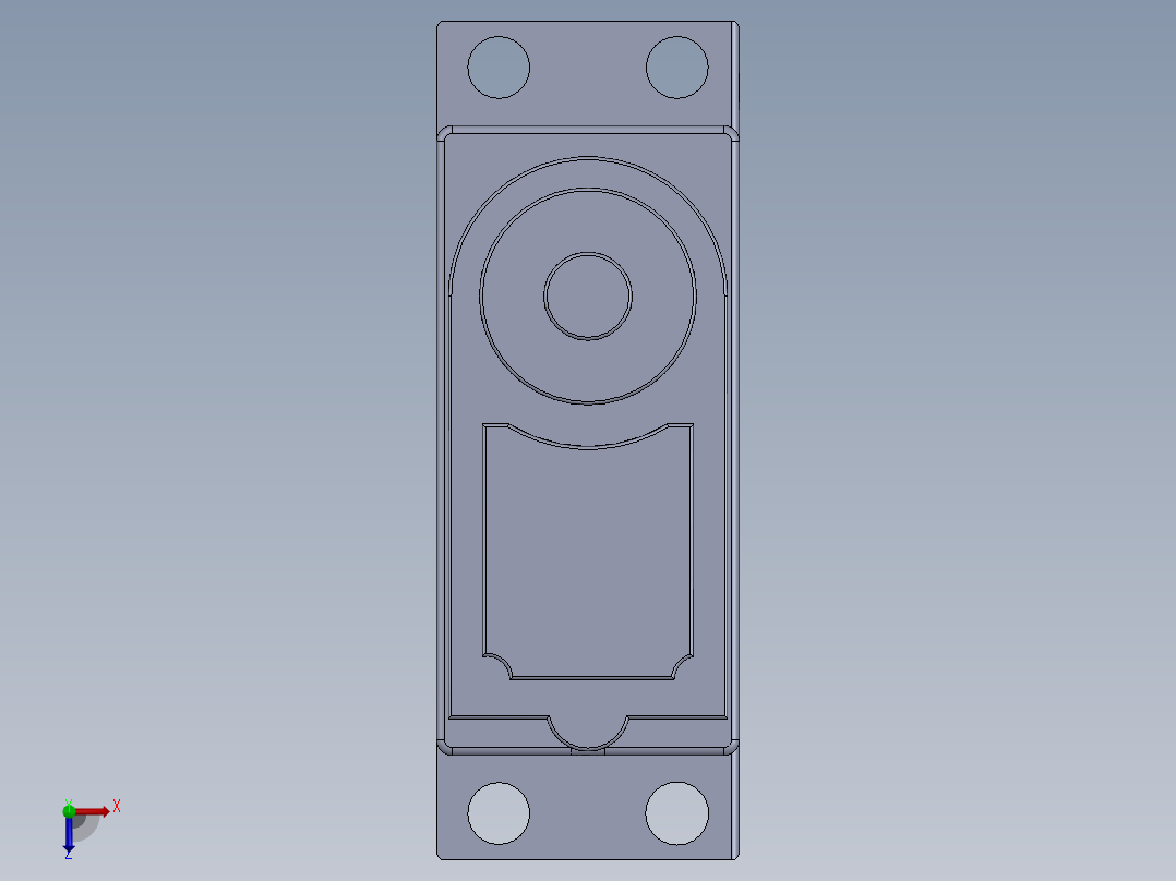 MECHBOT2.1.0机器人拼装模型激光雕刻图纸 dxf slddrw格式俯视图