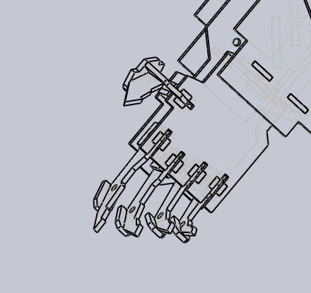 MECHBOT2.1.0机器人拼装模型激光雕刻图纸 dxf slddrw格式缩略图
