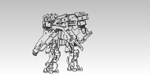 MECHBOT2.1.0机器人拼装模型激光雕刻图纸 dxf slddrw格式缩略图