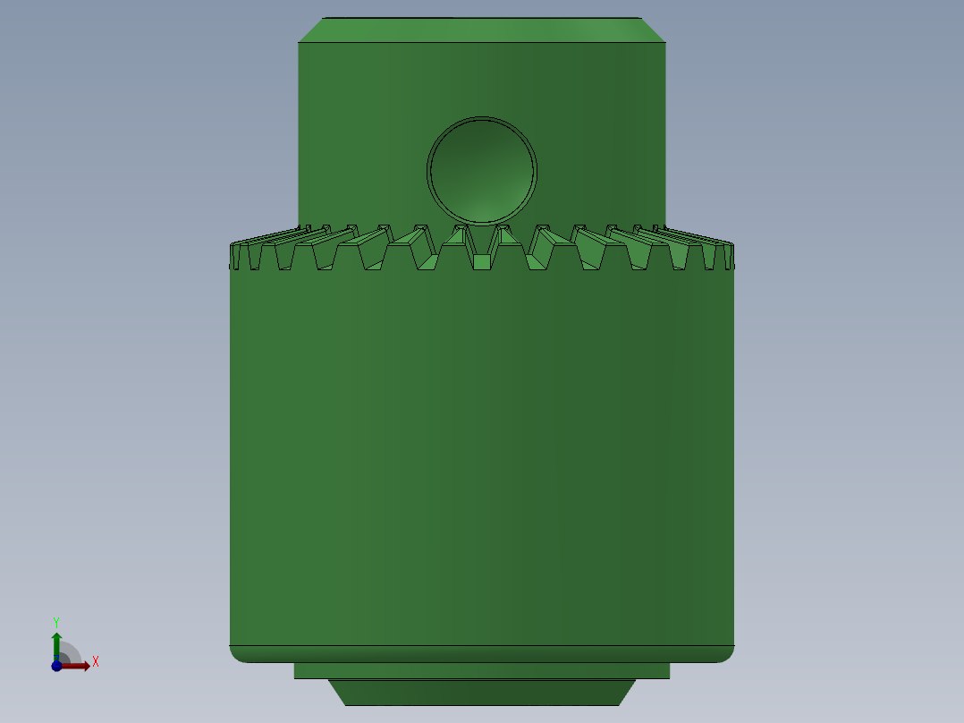 夹头3d模型前视图