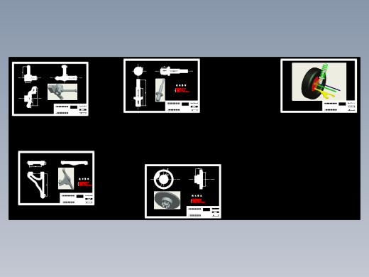 JS299 麦弗逊前悬架参数匹配与运动仿真【机械毕业设计含全套CAD图纸】