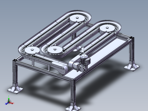B89-输送链板线 s型输送线