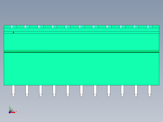 DEGSON 2EDG 系列 5.0mm 可插拔接线端子组-2EDGVH-5.0-22P-14-00AH前视缩略图