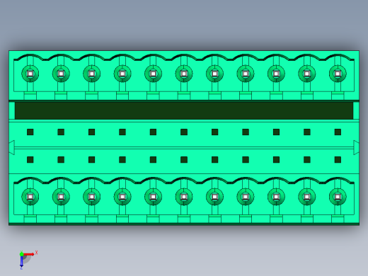 DEGSON 2EDG 系列 5.0mm 可插拔接线端子组-2EDGVH-5.0-22P-14-00AH俯视缩略图