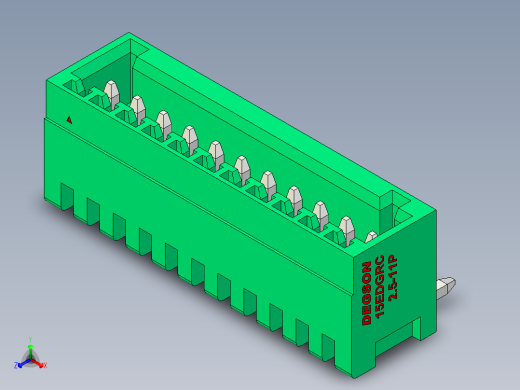 DEGSON 15EDG 系列 2.5mm 接线端子包-15EDGRC-2.5-11P-14-00AH