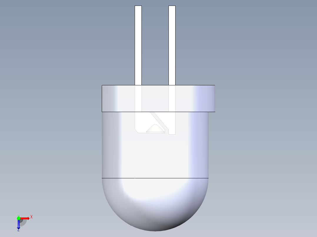 LED_Round_Clear_D8.0mm俯视图