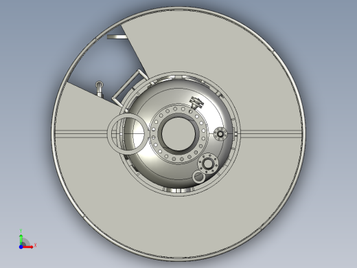 储罐分离器压力容器过滤器夯实罐前视缩略图