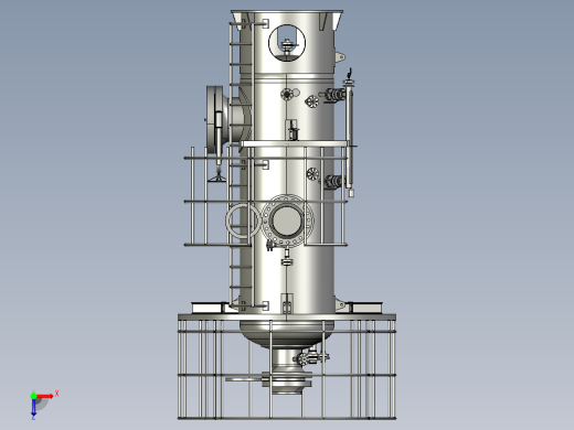 储罐分离器压力容器过滤器夯实罐俯视缩略图