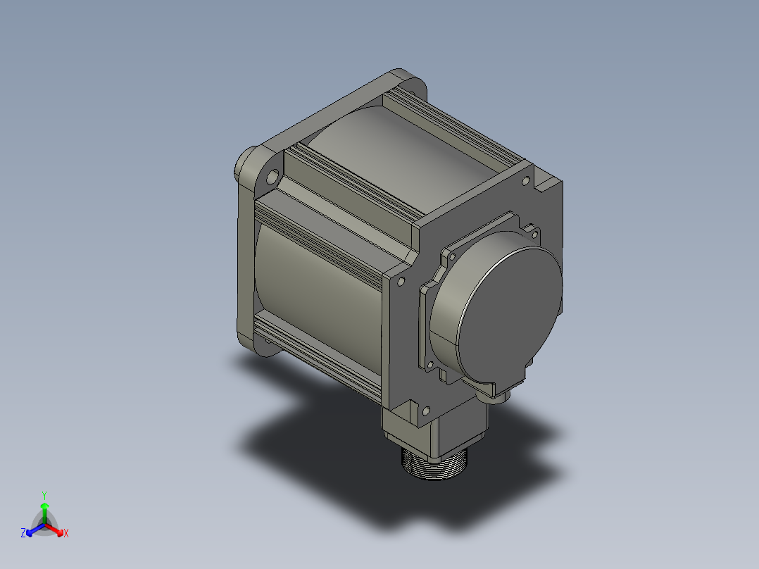 低压伺服电机MF3S-130CS(M)30B2-515-外形图