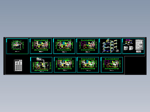 某超豪华别墅风冷热泵空调图