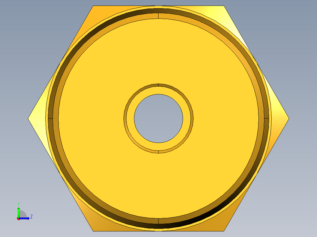 扩口式工业通用硬管接头Male Connector 48F-4-8左视图