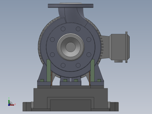IHF型氟塑料合金离心泵[IHF80-65-160]前视缩略图