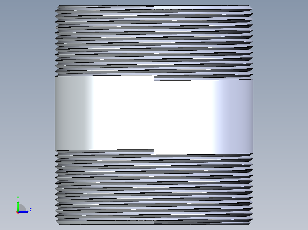 CPVC管件33-Sch80_Nipple_MPTxMPT_9861-425_4in x 5in左视图