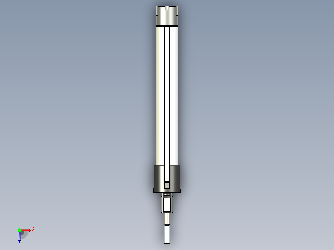 NOVOTECHNIK直线位移传感器TEX 系列 带拉杆俯视图
