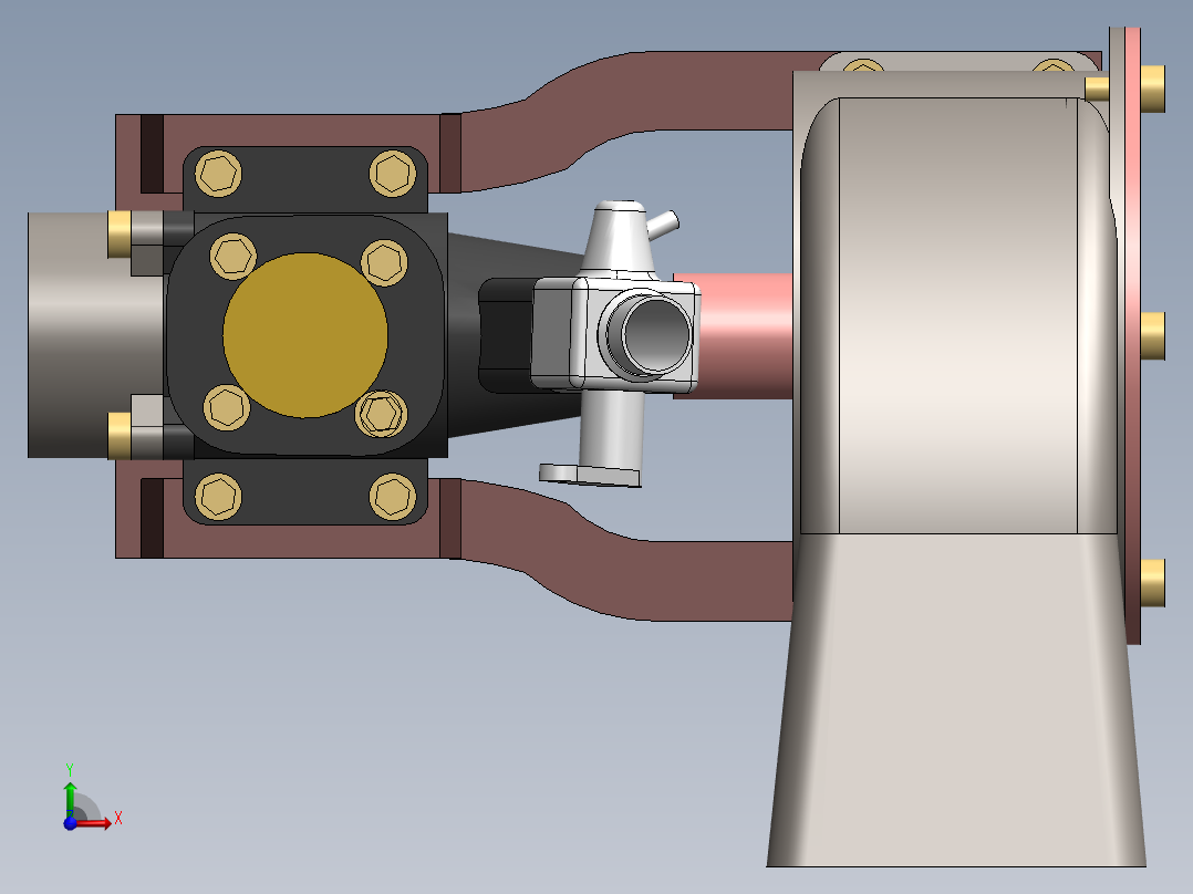 发动机鼓风机总成2前视图