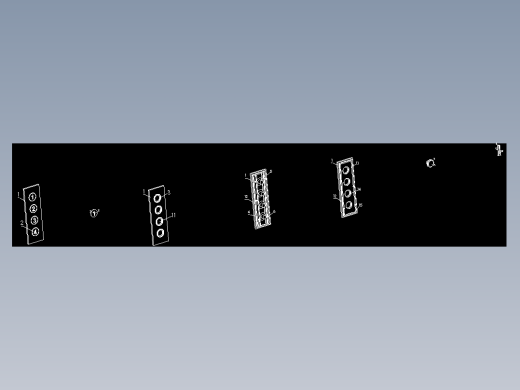 一种医院公共场合用防触摸装置